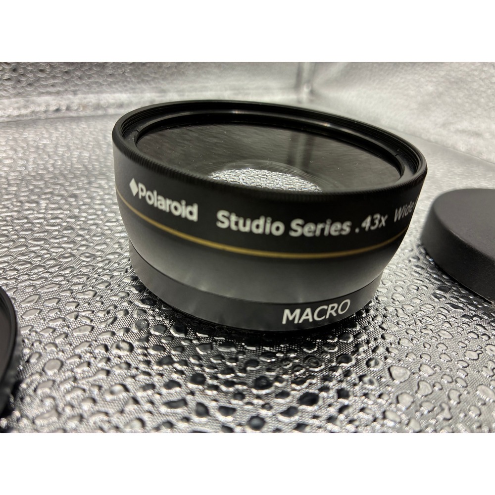 Polaroid Studio Series .43x Wide Angle Macro Lens 52mm with 58mm Adapter Black - Picture 4 of 8